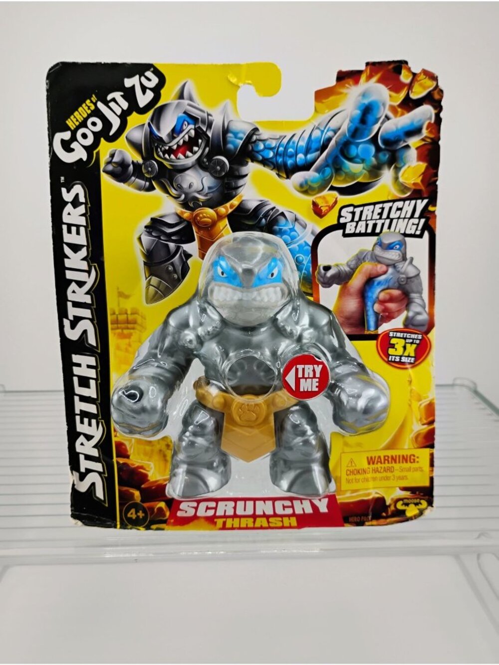Heroes Of Goo Jit Zu Stretch Strikers Scrunchy Thrash Action Figure